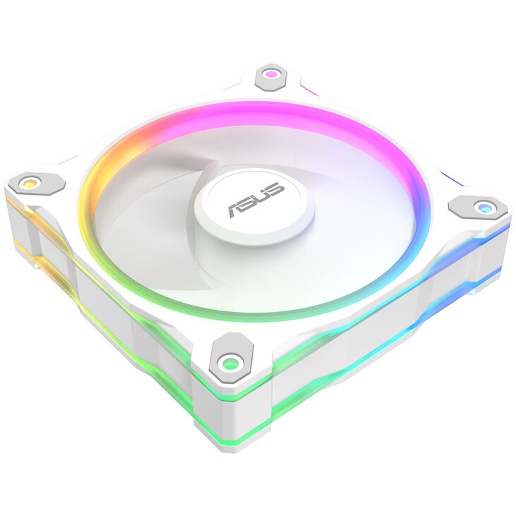 ASUS Prime MR120 ARGB Fan, PWM, Aura Sync - 120mm, white, triple-pack image number 2
