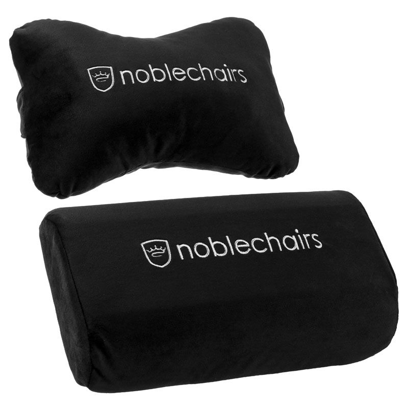 Noblechairs Kissen-Set Für EPIC/ICON/HERO - Schwarz/weiß