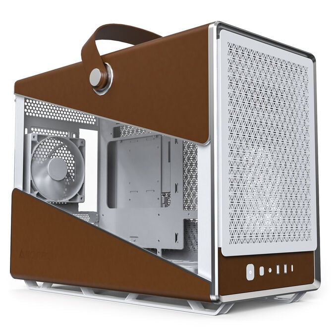 Montech HERITAGE PRO PC case, Mid Tower, ATX, Tempered Glass - white image number 1