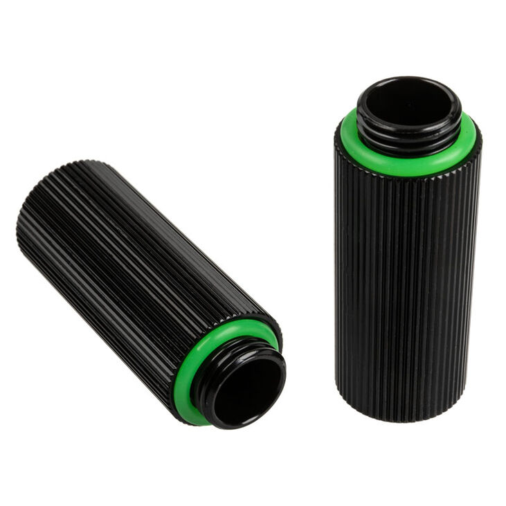 Bitspower Touchaqua Adapter gerade G1/4 Zoll AG auf G1/4 Zoll IG - 2er Pack, 40mm, schwarz image number 1