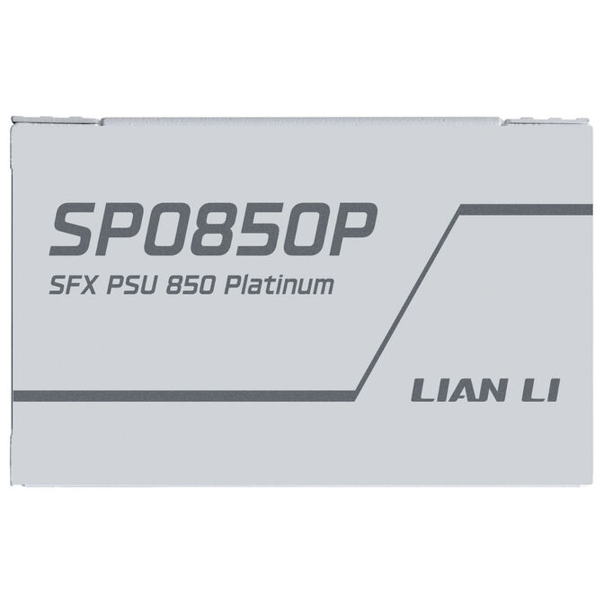 Lian Li SP Series Platinum 80 PLUS Platinum Power Supply, SFX, fully modular, PCIe 5.1, ATX 3.1 - 850 Watts, white image number 2