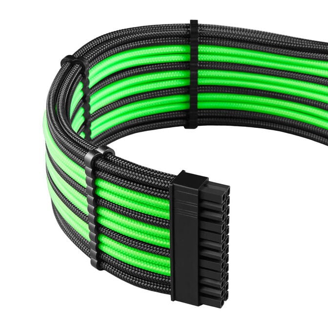 CableMod PRO ModMesh 12VHPWR Cable Extension Kit - schwarz/hellgr&uuml;n image number 1