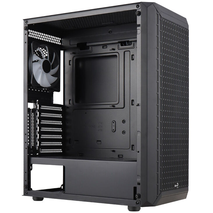 Aerocool Beam-G-BK-v2 Midi-Tower, Tempered Glass - schwarz image number 4