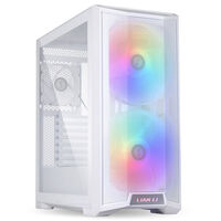 Lian Li LANCOOL 215 Mid Tower - ARGB, Tempered Glass, White