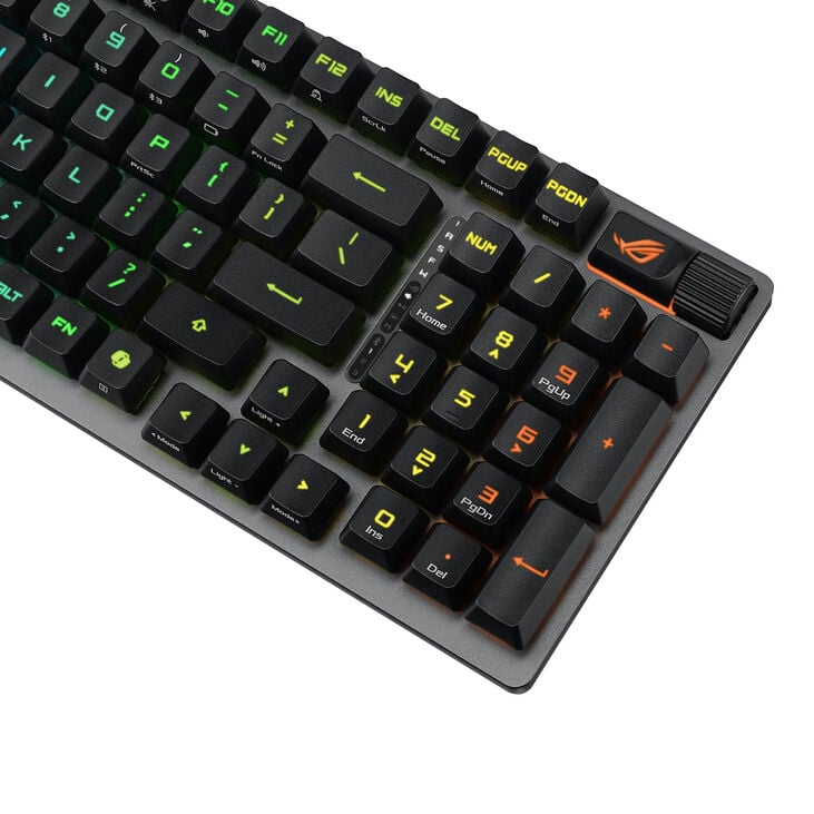 ASUS ROG Strix Scope II 96 RX Wireless Gaming Tastatur, 96%, RGB - schwarz, ROG RX RED image number 8