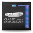 CableMod Classic Coiled Keyboard Cable USB-C zu USB Typ A, Galaxy Blue - 150cm image number null