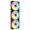 Corsair iCUE LINK QX120 RGB Series, PWM L&uuml;fter, 3er Pack inkl. RGB-Controller - 120mm, schwarz, Star