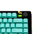 Glorious GPBT Gradient Keycaps, ANSI Layout (US), PBT, Dye-Sub - Rainforest image number null