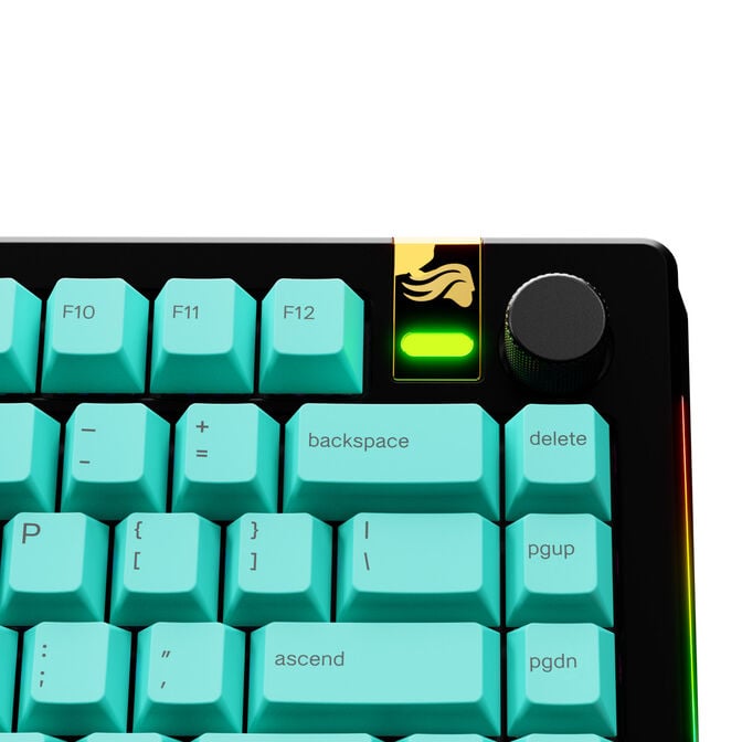 Glorious GPBT Gradient Keycaps, ANSI Layout (US), PBT, Dye-Sub - Rainforest image number 4