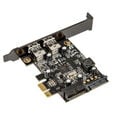 SilverStone SST-EC04-E PCIe-Karte f&uuml;r 2 int./ext. USB-3.0-Ports image number null