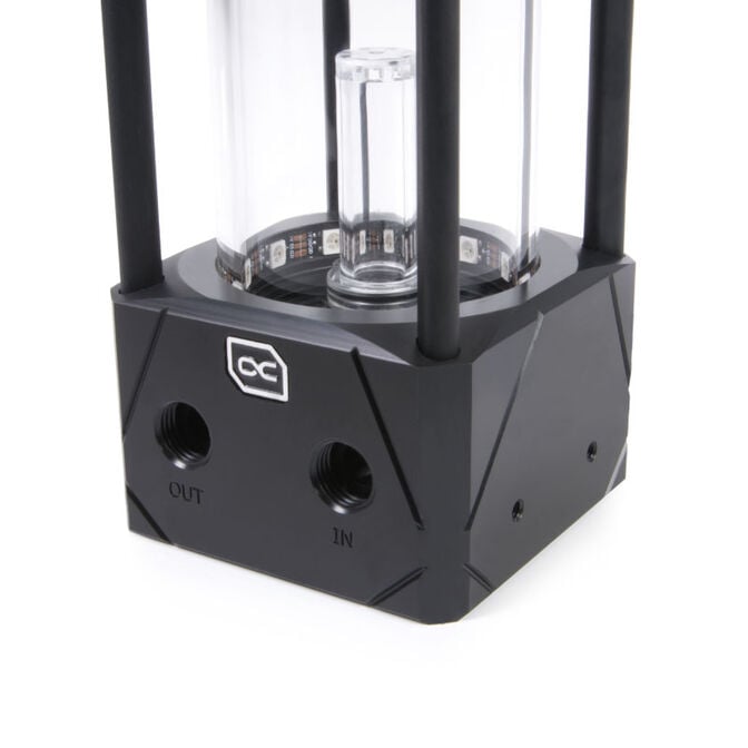 Alphacool Eisbecher Aurora D5 150 mm inkl. Alphacool VPP Apex D5 - Acetal/Glas image number 3