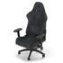 Corsair TC100 Relaxed Soft Fabric Gaming Chair - black, grey image number null