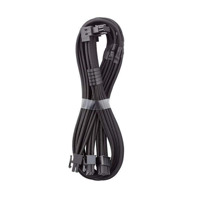 CableMod C-Series Pro Anschlusskabel - Variante A, 90&deg;, 16-Pin zu 3x 8-Pin PCIe, schwarz image number 0