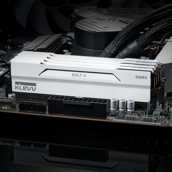 KLEVV BOLT V DDR5-6000 RAM, CL30, EXPO - 32 GB Dual-Kit, wei&szlig; image number 10