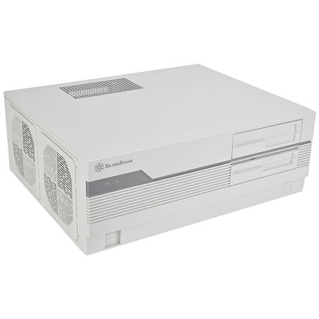 Silvertek Htpc Silverstone FLP01 PC case, HTPC, SSI-CEB/ATX - white