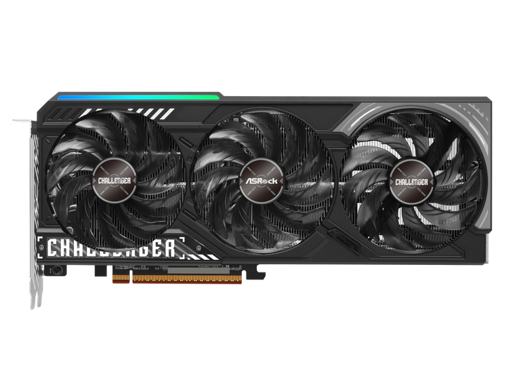 ASrock Radeon RX 9070 Challenger graphics card, 16384 MB GDDR6 image number 2