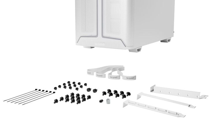 be quiet! Pure Base 501 DX PC-Gehäuse, Midi-Tower, ATX, ARGB, Tempered Glass - weiß image number 7