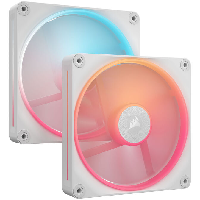 Corsair iCUE Link LX140-R RGB L&uuml;fter, PWM - 2er-Pack, 140mm, wei&szlig; image number 0
