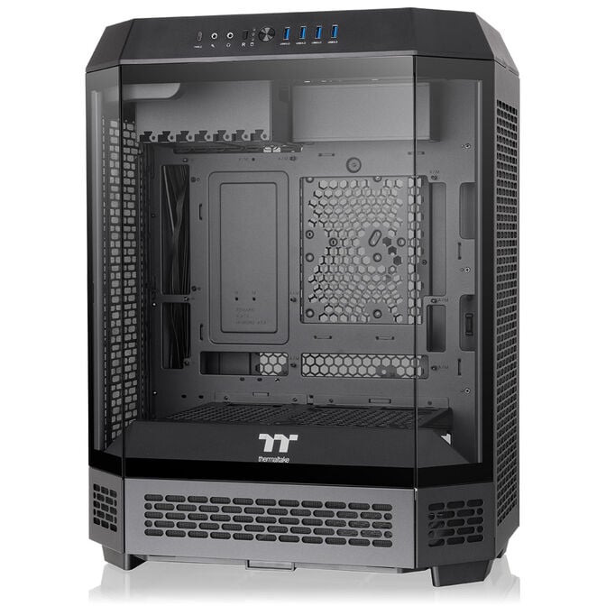 Thermaltake The Tower 600 PC Case, Mid Tower, ATX, Tempered Glass &ndash; includes 2x 140mm Fans, Black image number 10