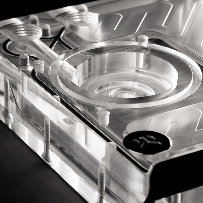 EK Water Blocks EK-Quantum Kinetic3 FLT D5 PWM Reservoir-Pump Combo - 280mm, D-RGB, Acrylic image number 4