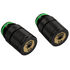 Bitspower Touchaqua Water Outlet G1/4 Inch Female Thread - 2-Pack, Black image number null