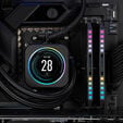 Corsair Dominator Platinum RGB DDR5-6000 RAM, CL30, EXPO - 64 GB Dual-Kit, grau image number null