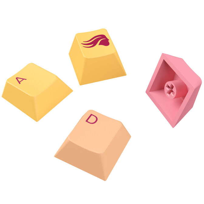 Glorious GPBT Gradient Keycaps, ANSI Layout (US), PBT, Dye-Sub - Grapefruit image number 5