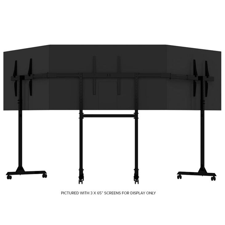 Next Level Racing Free Standing Triple Monitor Stand image number 3