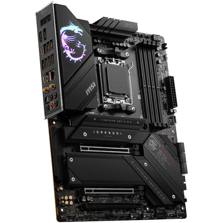 MSI MPG X670E Carbon WiFi, Sockel AM5, AMD X670, ATX - DDR5 image number 1