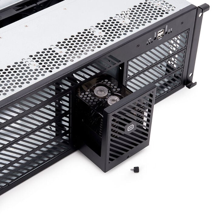 Alphacool Front I/O-Panel mit USB 2.0 und Kabelsatz für Servergehäuse image number 2