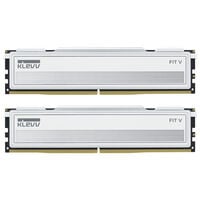 KLEVV FIT V DDR5-6000 RAM, CL28, XMP 3.0 & EXPO - 32 GB Dual-Kit, wei&szlig;