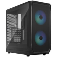 Fractal Design Focus 2 RGB Black TG Clear Tint - ATX-Geh&auml;use