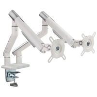 Alterzone Arm Duo Aluminium Monitorhalterung - wei&szlig;