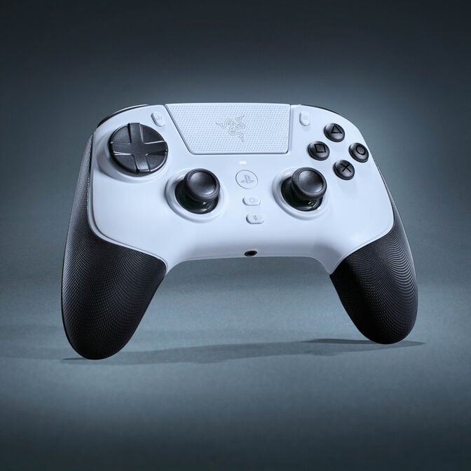 Razer Raiju V3 Pro kabelloser PS5-/PC-Controller, Pro-Tasten, symmetrisches Layout - wei&szlig; image number 9