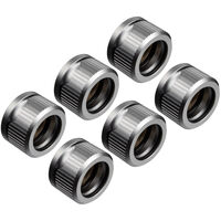 EK Water Blocks EK-Quantum Torque HDC 16 - 6er-Pack, Satin Titanium