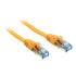 InLine Patch Cable Cat.6A, S/FTP (PiMf), 500MHz, yellow - 3m image number null