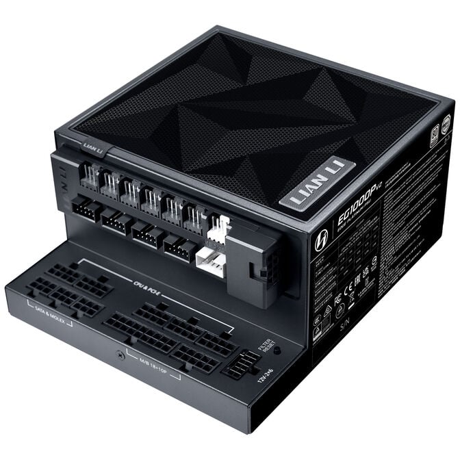 Lian Li EDGE Platinum V2 power supply with EDGE Hub V2 - black, 1,000W image number 0