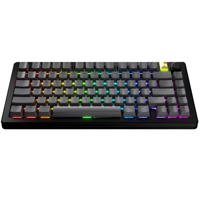 Glorious GPBT Basics Keycaps, ANSI Layout (US), PBT, Doubleshot - Armor Grey image number 1