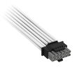 Corsair Premium Sleeved 12V-2x6 zu 2x 6+2-Pin-PCIe-Kabel, Universal - wei&szlig; image number null