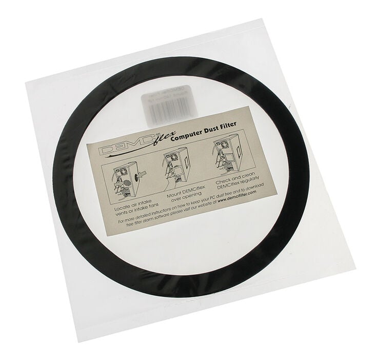DEMCiflex Staubfilter 140mm, rund - schwarz/weiß image number 2