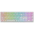 Ducky Zero 6108 Pure White Kabellose Gaming Tastatur, RGB - Cherry MX2A Speed-Silver, ANSI (US) image number null