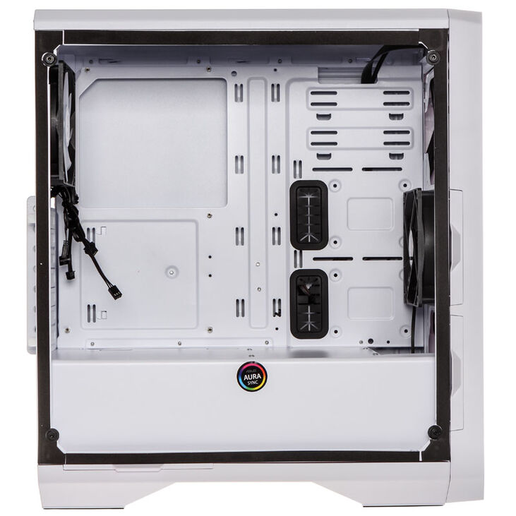 BitFenix Enso RGB Midi-Tower, Tempered Glass - weiß image number 4