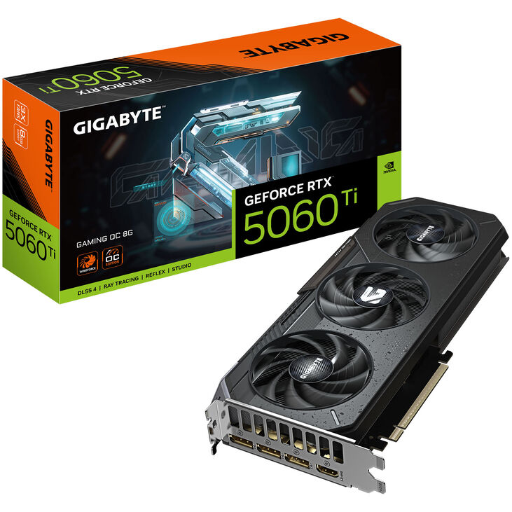 Gigabyte GeForce RTX 5060 Ti Gaming OC, 8192 MB GDDR7 image number 0