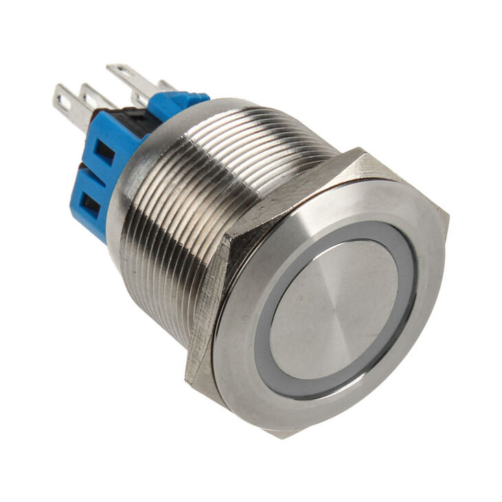 DimasTech Vandalism switch/button 25mm - Silverline - white image number 0