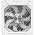 Montech Titan PLA 1000W, 80 PLUS & Cybenetics Platinum, modular, PCIe 5.1 - 1000 Watt, wei&szlig; image number null