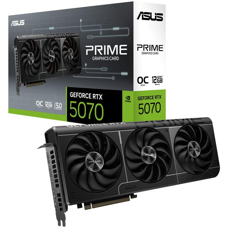 Graphics Card ASUS Prime GeForce RTX 5070, 12288 MB GDDR7