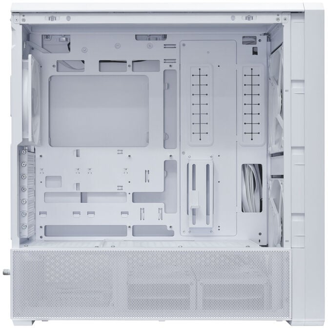 Lian Li LANCOOL 217 INF PC Case Bundle + 3x UNI FAN SL-INF 120 Reverse Blade Fans - White image number 4