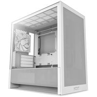 NZXT H3 Flow PC-Geh&auml;use, Midi-Tower, mATX, Tempered Glass - wei&szlig;