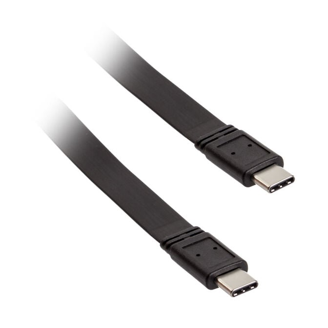 Akasa Type C to Type C Adapter Cable PROSLIM - Black image number 0