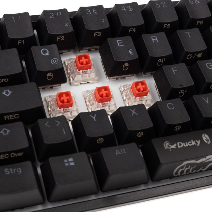 Ducky One 2 Pro Mini Gaming Keyboard, RGB LED - Kailh Red image number 7
